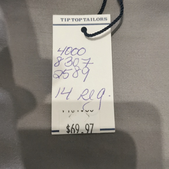 NWT Bellissimo Grey Dress shirt (Neck size 14) - Picture 4 of 4